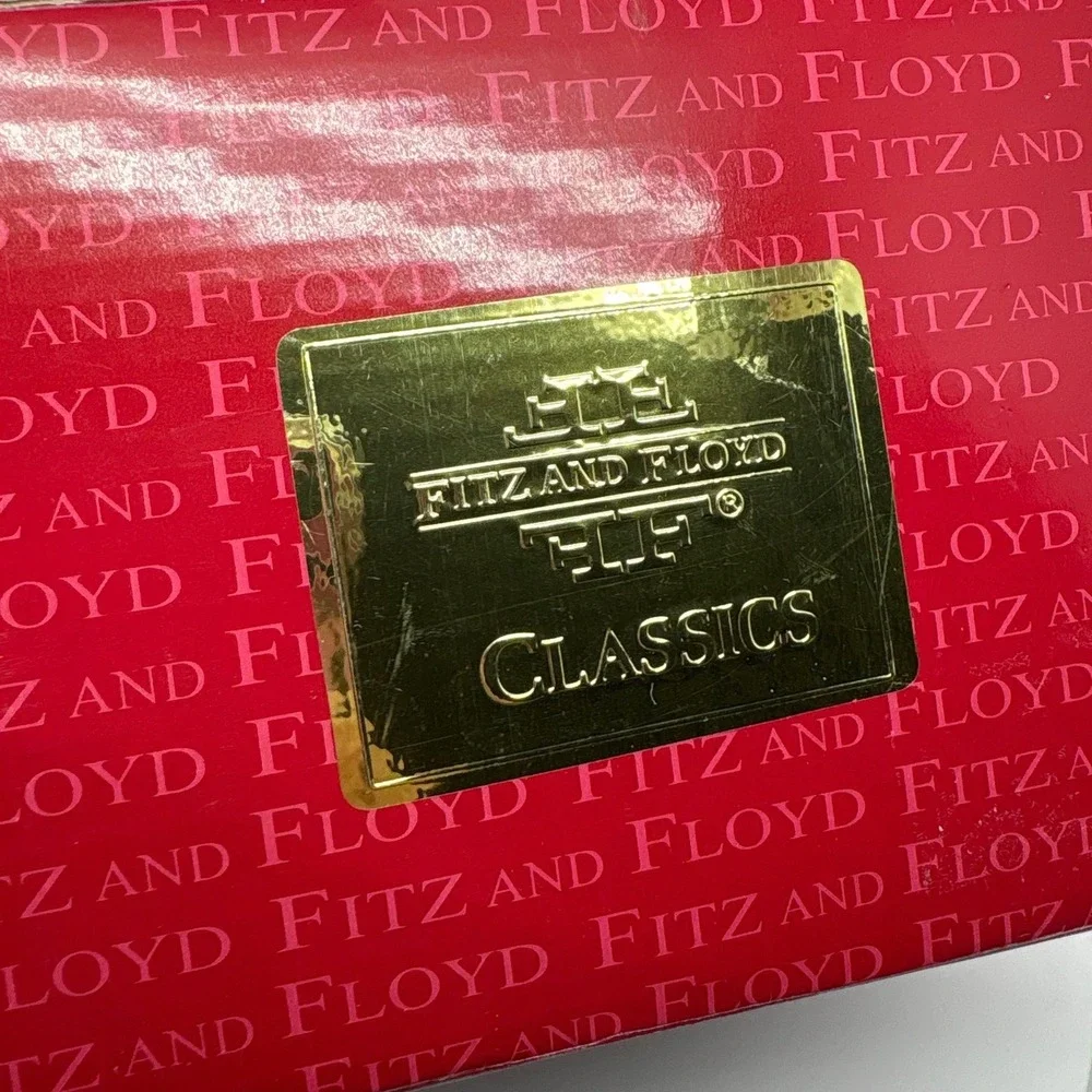 Fitz and Floyd Classics Glass Snowman Gifts Ornament Figurine Christmas‎ New